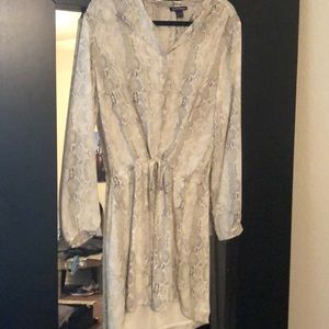 NWT Hilary Radley snakeskin print dress size large
